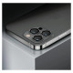 Uniq Optix Aluminum Camera Lens Protector for iPhone 14 Pro / 14 Pro Max camera lens with applicator - silver