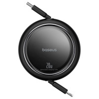 Baseus Free2Pull Cable Retractable USB-C / Lightning 20W 1m - Black