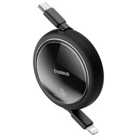 Baseus Free2Pull Cable Retractable USB-C / Lightning 20W 1m - Black
