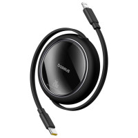 Baseus Free2Pull Cable Retractable USB-C / Lightning 20W 1m - Black