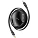 Baseus Free2Pull Cable Retractable USB-C / Lightning 20W 1m - Black