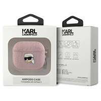 Karl Lagerfeld Monogram Karl Head case for AirPods 3 - pink