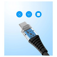 Choetech XCC-1051 magnetic USB-C / USB-C PD 3.1 cable 240W 1.8m - black