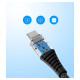 Choetech XCC-1051 magnetic USB-C / USB-C PD 3.1 cable 240W 1.8m - black