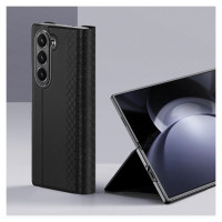 Dux Ducis Brill leather case for Samsung Galaxy Z Fold 6 with flap and card slot - black
