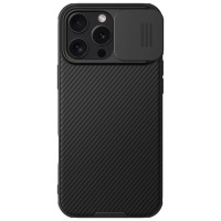Nillkin CamShield Pro Case for iPhone 16 Pro Max with camera cover - black