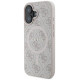 Guess 4G Ring Classic Logo MagSafe iPhone 16 Plus Case - Pink