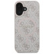 Guess 4G Ring Classic Logo MagSafe iPhone 16 Plus Case - Pink