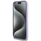Karl Lagerfeld Silicone Karl&Choupette Heads Ring MagSafe iPhone 15 Case - Purple