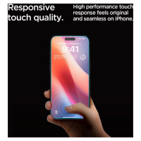 Spigen Glas.tR EZ Fit Privacy Tempered Glass for iPhone 16 Pro Max - 2 pcs.
