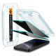 Spigen Glas.tR EZ Fit Privacy Tempered Glass for iPhone 16 Pro Max - 2 pcs.