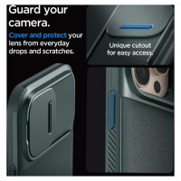 Spigen Optik Armor Mag Case with MagSafe for iPhone 16 Pro Max - Green