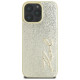 Karl Lagerfeld Metal Signature iPhone 16 Pro Case - Gold