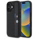 BMW M Perforated Tricolor Detail Line iPhone 16 Case - Black