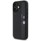 BMW M Perforated Tricolor Detail Line iPhone 16 Case - Black