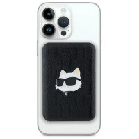 Karl Lagerfeld Powerbank inductive KLPB5FPGKSCHHK 16W 5000mAh black/black Choupette Head Pin MagSafe