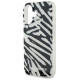 Karl Lagerfeld IML Zebra Pattern & Cord iPhone 16 Case - Black