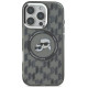 Karl Lagerfeld IML Monogram Karl & Choupette Head MagSafe iPhone 16 Pro Case - Black