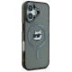 Karl Lagerfeld IML Metal Choupette Head MagSafe iPhone 16 Plus Case - Black