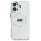 Karl Lagerfeld IML Metal Karl Head MagSafe Case for iPhone 16 Plus - White