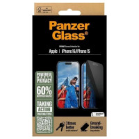 Panzerglass Privacy Screen Protector iPhone 16 6.1" Ultra-Wide Fit P2861