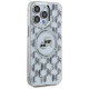 Karl Lagerfeld IML Monogram Karl & Choupette Head MagSafe Case for iPhone 15 Pro Max - Clear