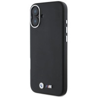 BMW M Smooth Full Wrapped Metal MagSafe Case for iPhone 16 Plus - Black