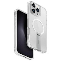 Uniq Eleva with Vertica Stand Case for iPhone 16 Pro Max - Transparent