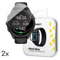 Wozinsky Full Glue Tempered Glass for Garmin Forerunner 265s 42mm (2 pcs.)