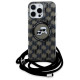 Karl Lagerfeld IML Crossbody Monogram Karl & Choupette Head MagSafe Case for iPhone 16 Pro Max - Black