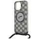 Karl Lagerfeld IML Crossbody Monogram Karl & Choupette Head MagSafe Case for iPhone 16 Pro Max - Black