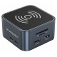 Wozinsky Hub USB-C 12 in 1 Wozinsky WHBC09Y8S multifunctional, with wireless charging function, aluminum, with 15 cm cable - gray