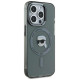 Karl Lagerfeld KLHMP15LHLSKIK iPhone 15 Pro 6.1" black/black hardcase IML Metal Karl Head MagSafe