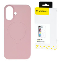 Wozinsky Silicone Case Magsafe Magnetic Case for Samsung Galaxy S25 Ultra - Pink