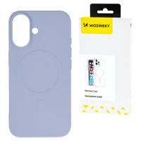 Wozinsky Silicone Case Magsafe Magnetic Case for Samsung Galaxy S25 Ultra - Purple