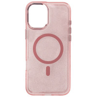Wozinsky Glitter Case with Mag Safe for Samsung Galaxy S24 FE - Pink with Glitter