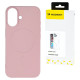 Wozinsky Silicone Case MagSafe Compatible for Samsung Galaxy S24 FE - Pink