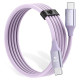 Orico Kabel Orico CDX 100W 5A Power Delivery USB-C - USB-C 1m - fioletowy