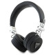 Guess Bluetooth ENC GUBH70PGTSPSK on-ear headphones black/black Grained Classic Round Shape