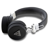 Guess Bluetooth ENC GUBH70PGTSPSK on-ear headphones black/black Grained Classic Round Shape