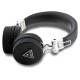 Guess Bluetooth ENC GUBH70PGTSPSK on-ear headphones black/black Grained Classic Round Shape