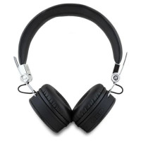 Guess Bluetooth ENC GUBH70PGTSPSK on-ear headphones black/black Grained Classic Round Shape