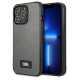 Karl Lagerfeld Saffiano Plaque case for iPhone 13 Pro / 13 6.1" - silver