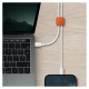 Uniq Pod Self-adhesive Cable Organizer Set of 8 Gray/Chalk Gray