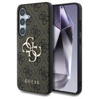 Guess Big 4G Logo Classic Logo Case for Samsung Galaxy S25 Brown