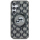 Karl Lagerfeld Case Karl Lagerfeld Button Karl&Choupette Heads On KL Pattern MagSafe Samsung Galaxy S25 black