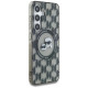 Karl Lagerfeld Case Karl Lagerfeld Button Karl&Choupette Heads On KL Pattern MagSafe Samsung Galaxy S25 black