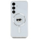 Karl Lagerfeld Case Karl Lagerfeld Button Karl Head Printed Logo MagSafe Samsung Galaxy S25 white