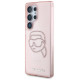 Karl Lagerfeld Rhinestones K. Head Logo Samsung Galaxy S25 Ultra Case Pink