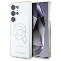 Karl Lagerfeld Case Karl Lagerfeld Rhinestones Karl Head Logo Samsung Galaxy S25 Ultra transparent